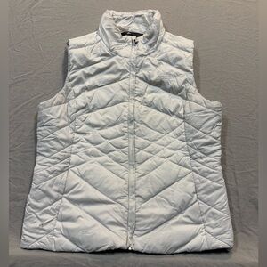 The North Face White Quilted Vest